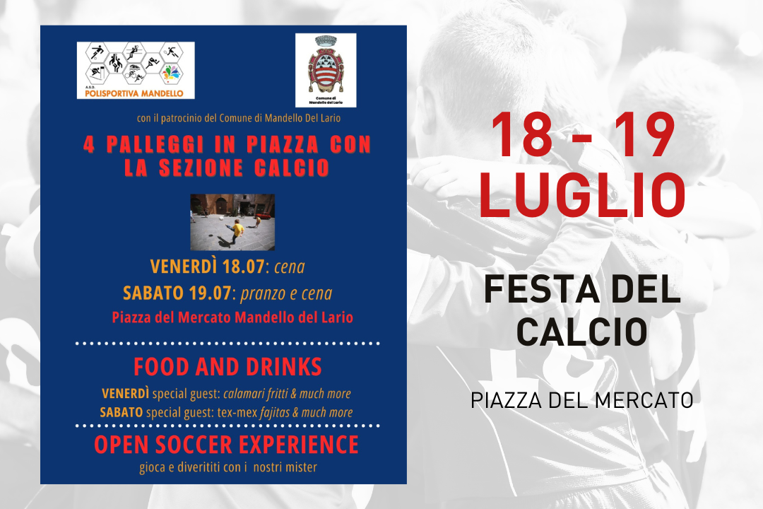 L'immagine riporta i dettagli presenti nella descrizione dell'evento
