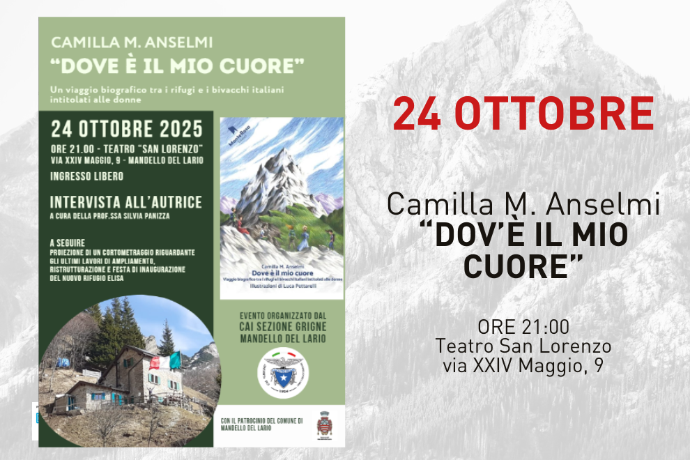 L'immagine riporta i dettagli dell'evento presenti in descrizione