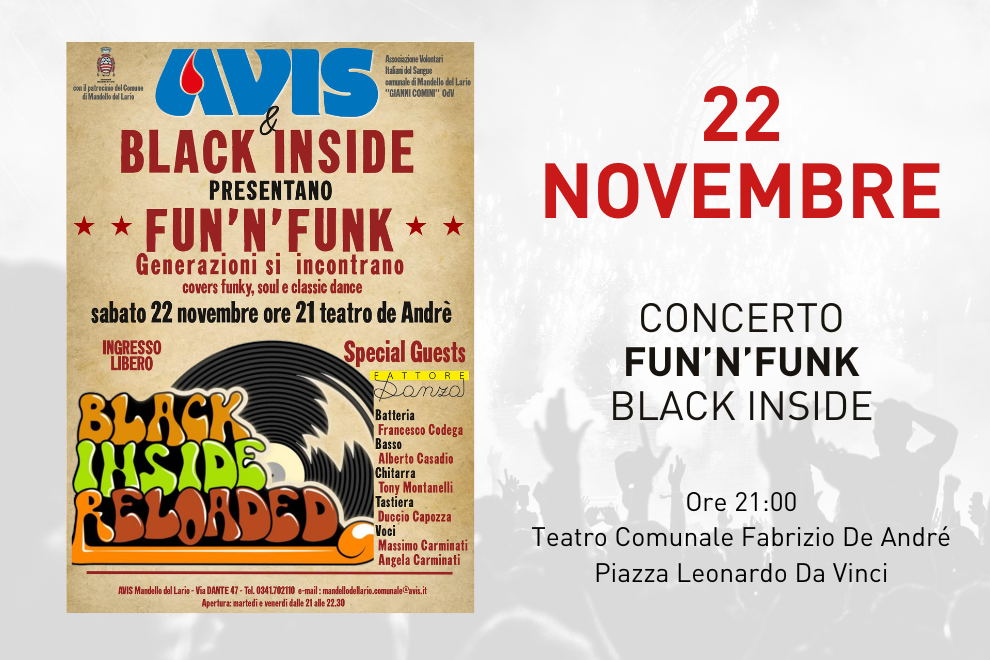 L'immagine riporta i dettagli dell'evento presenti in descrizione