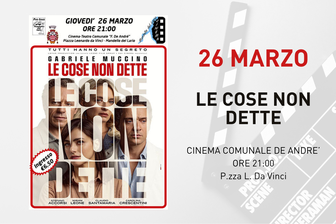 L'immagine riporta il titolo del film