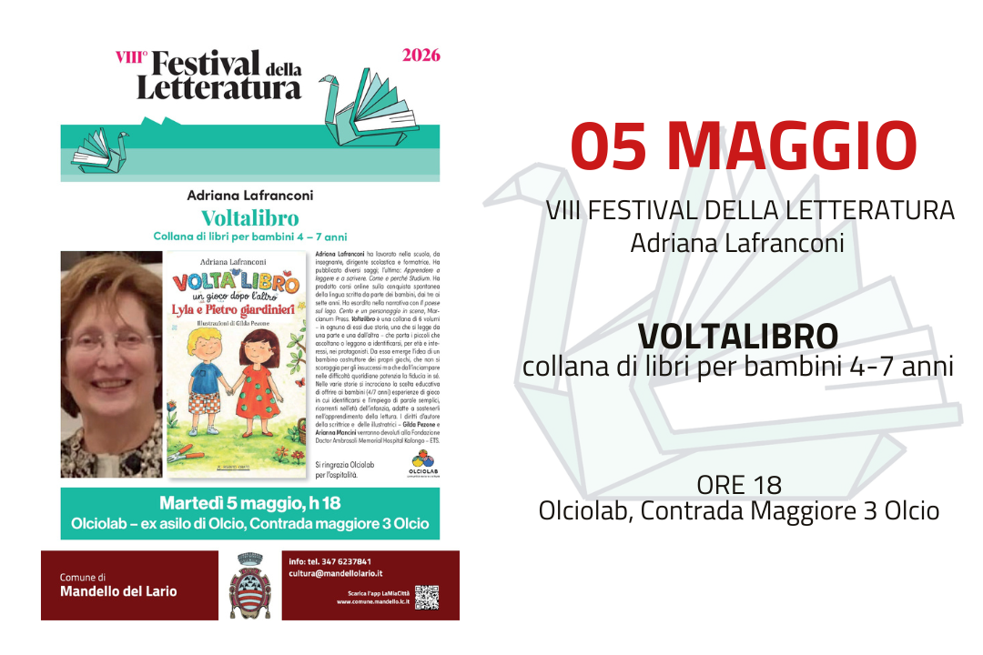 l'immagine contiene informazioni sull'evento