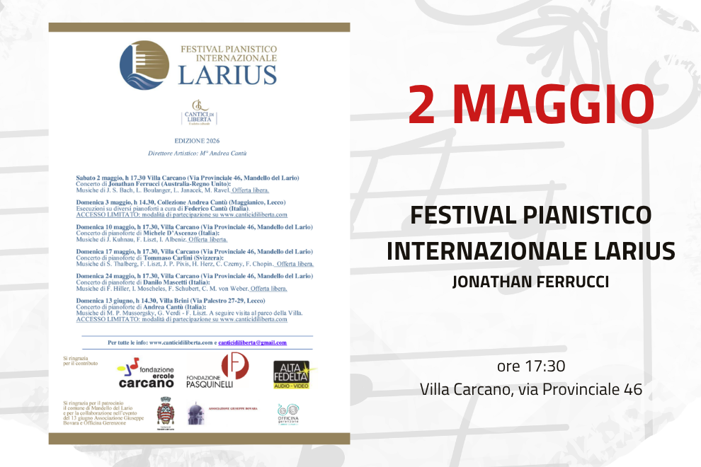 L'immagine riporta i dettagli dell'evento presenti in descrizione