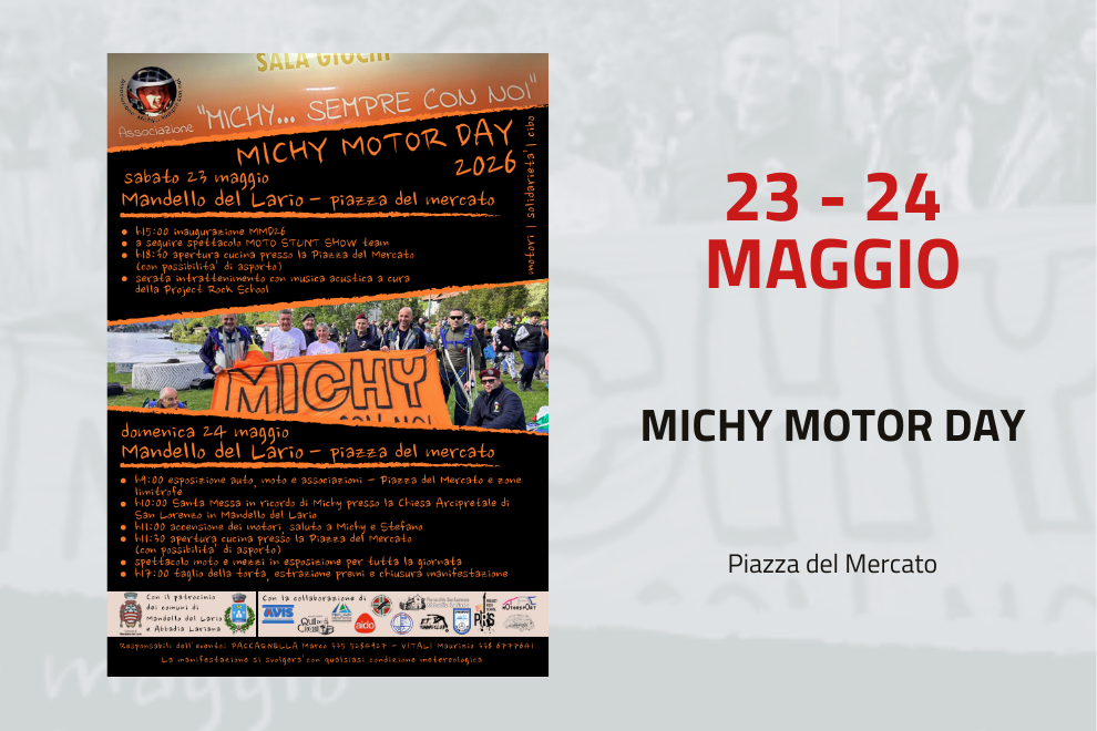 L'immagine riporta i dettagli dell'evento presenti in descrizione