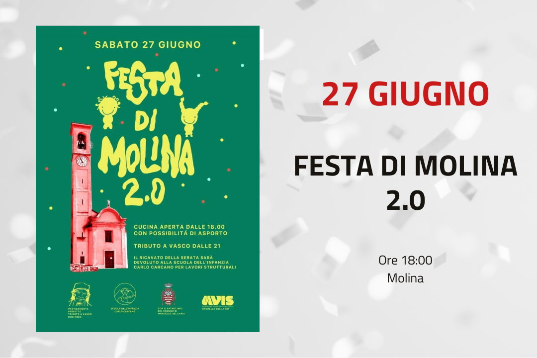 L'immagine riporta i dettagli dell'evento presenti in descrizione