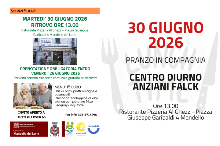 L'immagine riporta i dettagli dell'evento presenti in descrizione