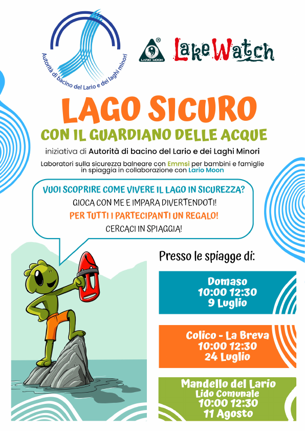 Locandina Lago Sicuro con il Guardiano delle Acque