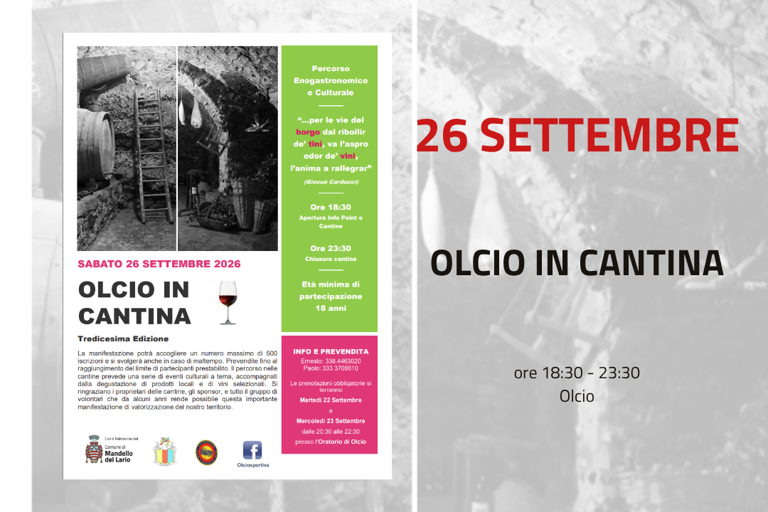 L'immagine riporta i dettagli dell'evento presenti in descrizione