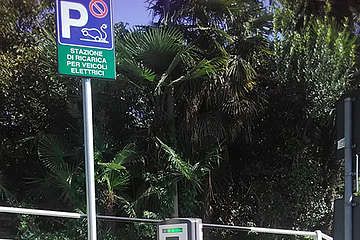 Utilizzo colonnine ricarica auto elettriche