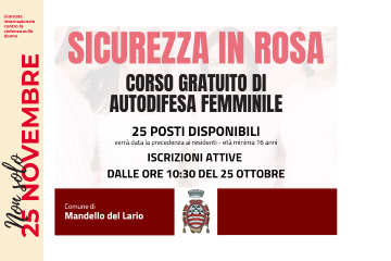 Sicurezza in Rosa - Corso gratuito di autodifesa femminile